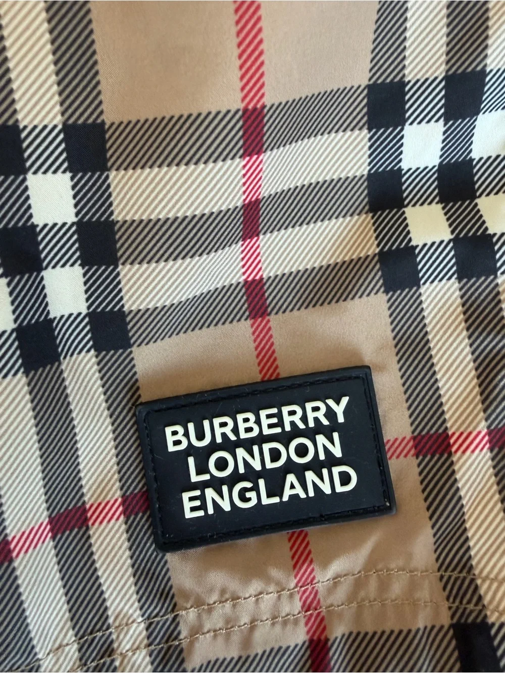 Boys Burberry Swim Trunks